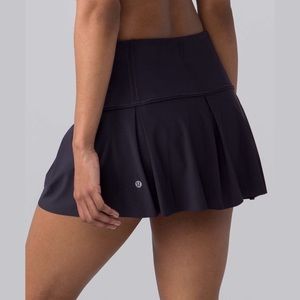 Black lululemon tennis skirt